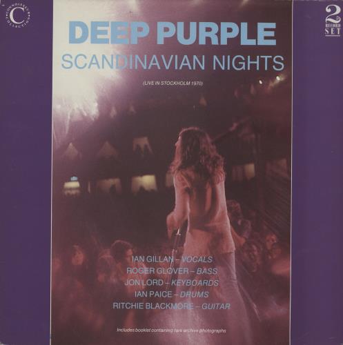 Deep Purple Scandinavian Nights UK 2-LP vinyl record set (Double